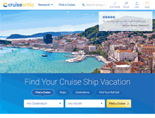 Tablet Screenshot of cruisecritic.com